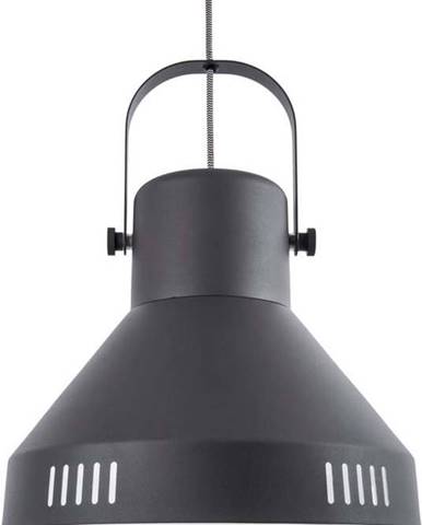 Černé závěsné svítidlo Leitmotiv Tuned Iron, ø 35 cm