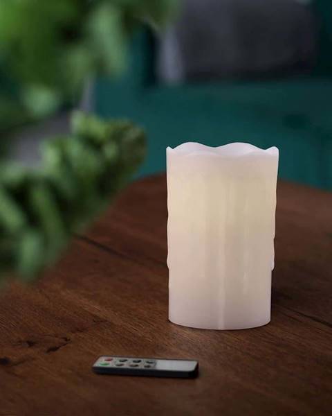 DecoKing LED svíčka s dálkovým ovládáním DecoKing Drip, výška 12,5 cm