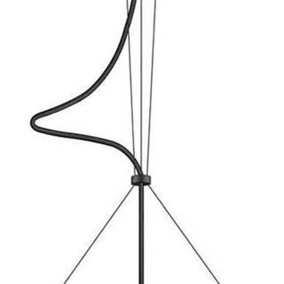 Bílé závěsné svítidlo s černým kabelem Sotto Luce Momo Elementary Glossy S, ⌀ 33 cm