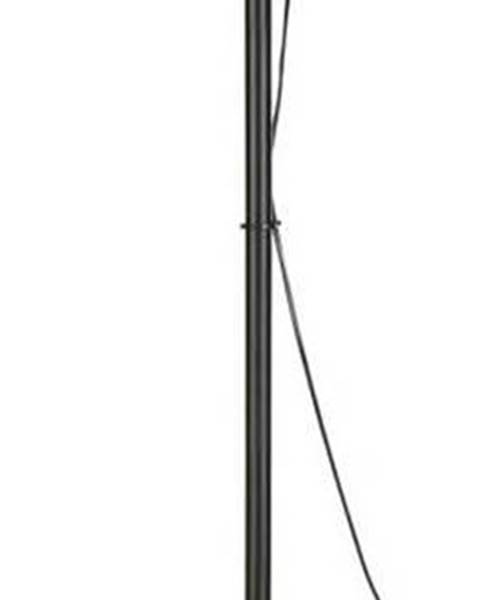 Markslöjd Černá stojací lampa s růžovým stínidlem Markslöjd Cilla, výška 1,5 m