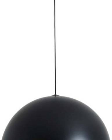 Černé závěsné svítidlo s detailem v měděné barvě CustomForm Lord, 70 cm