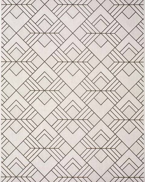 Universal Bílobéžový venkovní koberec Universal Silvana Caretto, 160 x 230 cm