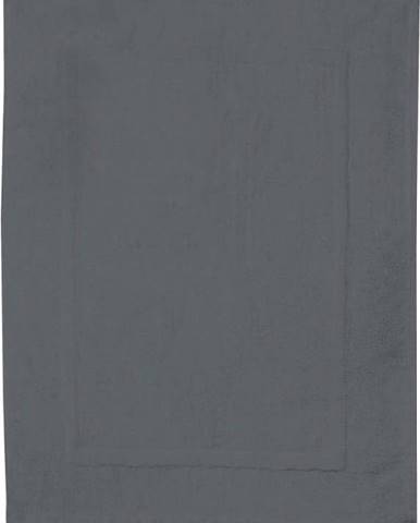 Antracitově šedá bavlněná koupelnová předložka Wenko, 50 x 70 cm