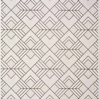 Bílobéžový venkovní koberec Universal Silvana Caretto, 160 x 230 cm