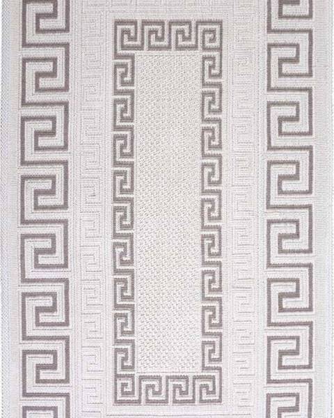 Vitaus Šedobéžový bavlněný koberec Vitaus Versace, 100 x 150 cm