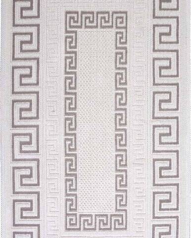 Šedobéžový bavlněný koberec Vitaus Versace, 100 x 150 cm