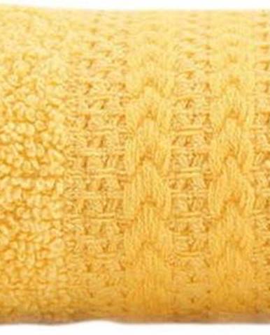 Žlutý ručník z čisté bavlny Foutastic, 30 x 50 cm