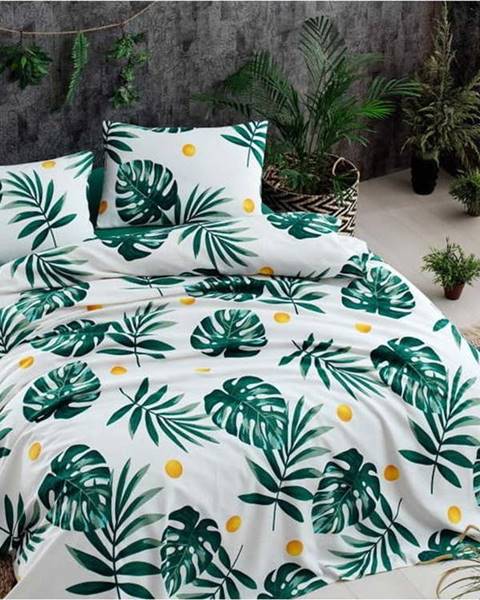 EnLora Home Bavlněný přehoz přes postel Russno Jungle, 200 x 230 cm