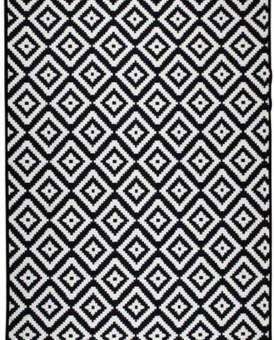 Černo-bílý oboustranný koberec Helen, 120 x 180 cm