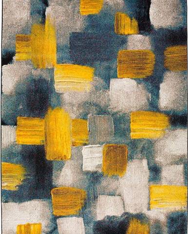 Modro-žlutý koberec Universal Lienzo, 120 x 170 cm