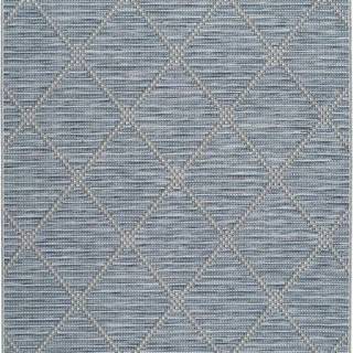 Modrý venkovní koberec Universal Cork, 55 x 110 cm