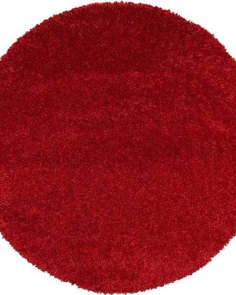 Universal Červený koberec Universal Aqua Liso, ø 100 cm
