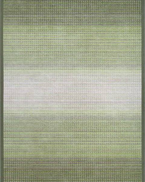 Narma Zelený oboustranný koberec Narma Moka Olive, 80 x 250 cm
