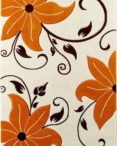 Béžovo-oranžový koberec Think Rugs Verona, 60 x 120 cm