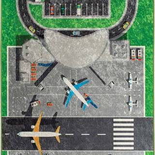 Dětský koberec Airport, 100 x 160 cm