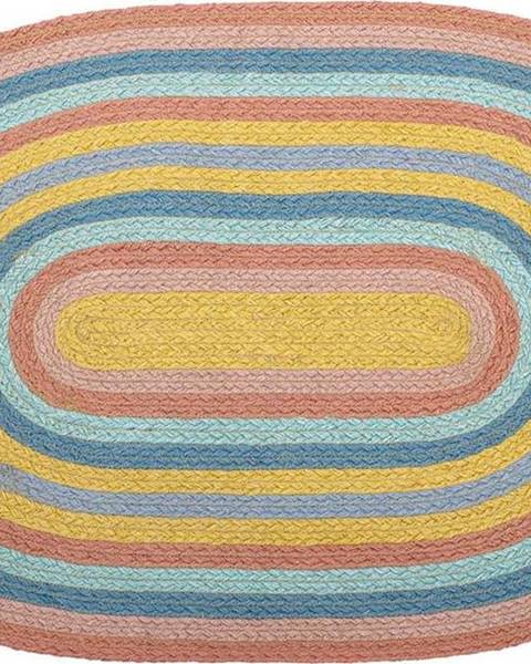Bloomingville Jutový koberec Bloomingville Mini Rainbow, 50 x 75 cm