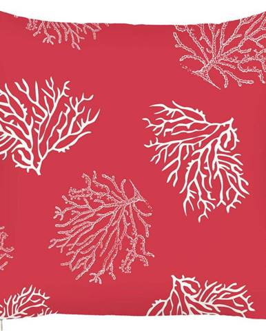 Červený povlak na polštář Mike & Co. NEW YORK Hot Coral, 43 x 43 cm