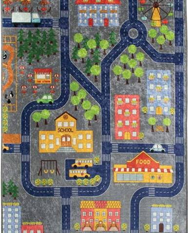 Dětský koberec Small Town, 140 x 190 cm