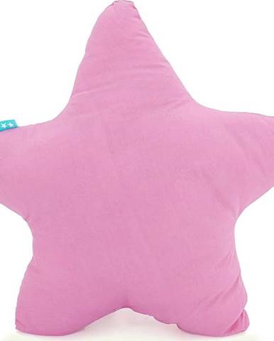 Růžový bavlněný polštářek Happy Friday Basic Estrella Pink, 50 x 50 cm