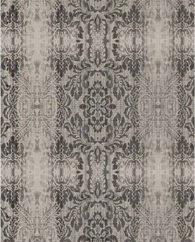 Šedobéžový koberec Vitaus Becky, 80 x 300 cm