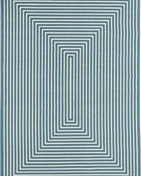 Floorita Modrý venkovní koberec Floorita Braid, 160 x 230 cm
