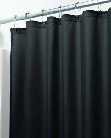 Černý sprchový závěs iDesign, 200 x 180 cm