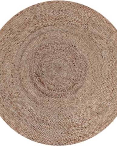 Koberec z konopného vlákna LABEL51 Natural Rug, ⌀ 180 cm