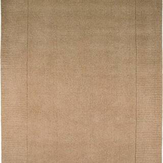 Hnědý vlněný koberec Flair Rugs Siena, 160 x 230 cm