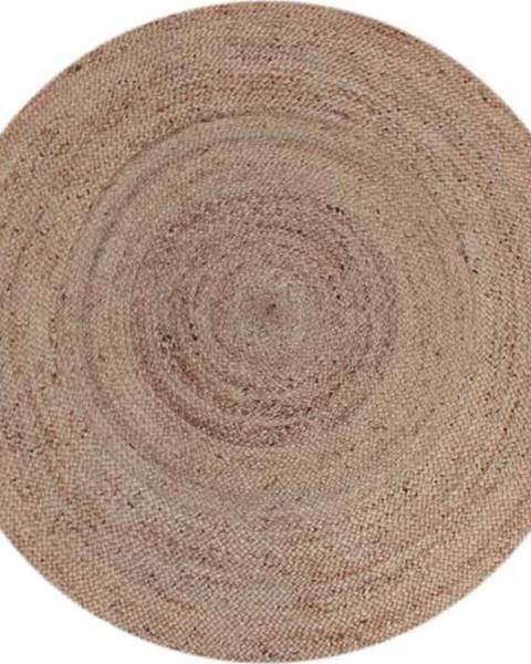 LABEL51 Koberec z konopného vlákna LABEL51 Natural Rug, ⌀ 150 cm