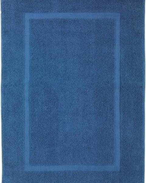 WENKO Modrá bavlněná koupelnová předložka Wenko Slate, 50 x 70 cm