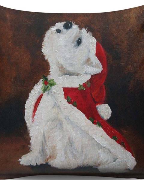 Polštář Christmas Dog, 43 x 43 cm