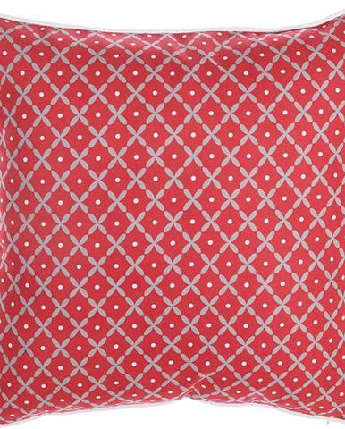 Červený povlak na polštář Mike & Co. NEW YORK Rustic Pattern, 43 x 43 cm