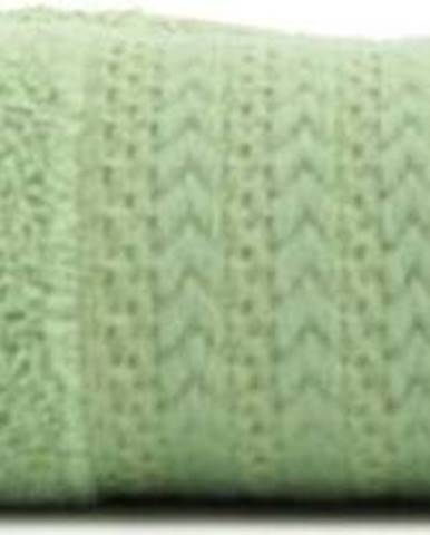 Zelený ručník z čisté bavlny Sunny, 50 x 90 cm