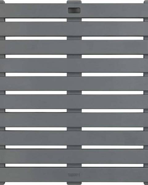 Tmavě šedá předložka vhodná i do exteriéru Wenko Outdoor Grey, 55 x 55 cm