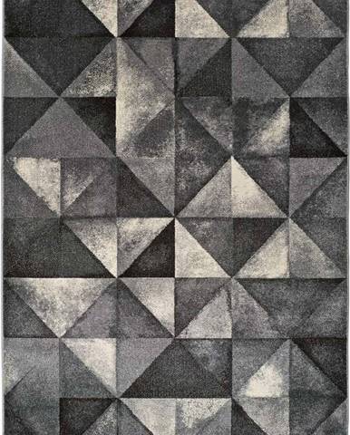 Šedý koberec Universal Delta Triangle, 190 x 280 cm