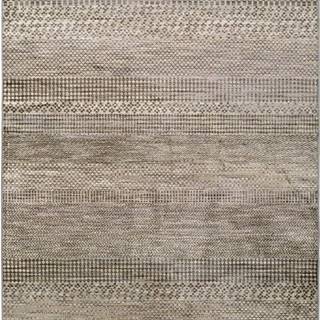 Šedý koberec z viskózy Universal Belga Beigriss, 70 x 110 cm