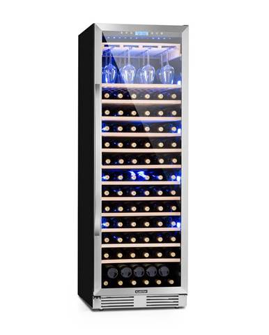 Klarstein Vinovilla Grande, velkokapacitní vinotéka, chladnička, 425l, 165 lahví, 3barevné LED osvětlení