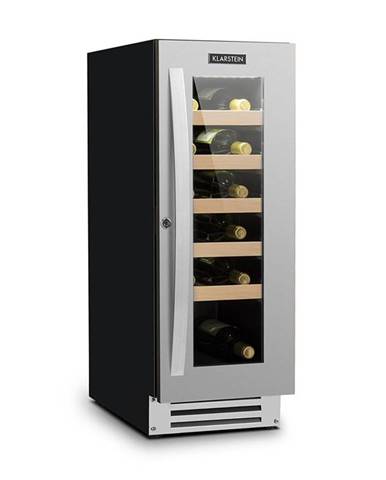 Klarstein Vinovilla Smart, chladnička na víno, 50 l/20 lahví, skleněné dveře, nerezová ocel