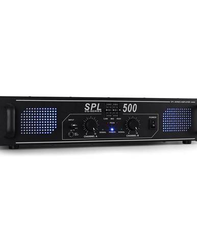 Skytec SPL-500 černý, PA zesilovač 500W, LED, ekvalizér