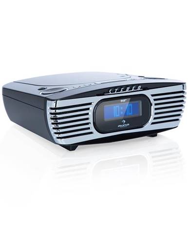 Auna Dreamee DAB+, rádiobudík, CD přehrávač, DAB+/FM, CD-R/RW/MP3, AUX, retro, černý