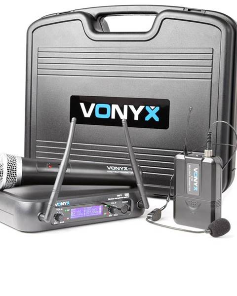 Vonyx Vonyx WM73C, bezdrátový 2-kanálový UHF vysílací systém