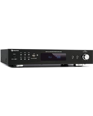 Auna AMP-9200, BT, digitální stereo zesilovač, 2x60W RMS, BT, 2x mikrofon, černý