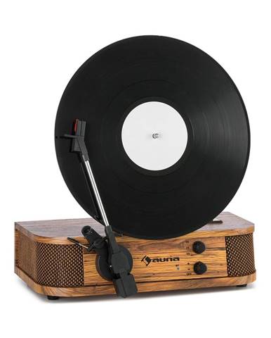 Auna Verticalo, SE, retro gramofon, USB, BT, linkový vstup, dřevo