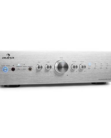 Stereo zesilovač Auna CD708, AUX phono, stříbrný, 600 W