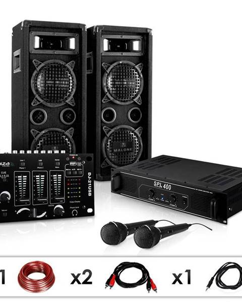 Electronic-Star Electronic-Star DJ set "DJ-24M", zesilovač, mixpult, repro, mikrofon,1200W