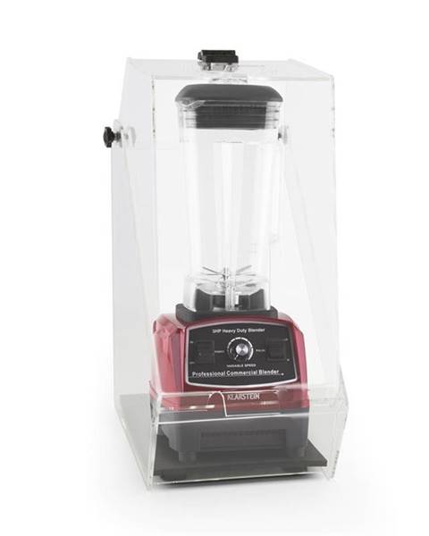 Klarstein Klarstein Herakles 2G, červený, stolní mixér s krytem, 1200 W, 1,6 k, 2 litry, bez BPA