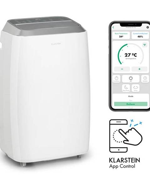 Klarstein Klarstein Iceblok Prosmart 12, mobilní klimatizace, 3 v 1, 12 000 BTU, ovládání přes aplikaci, bílá