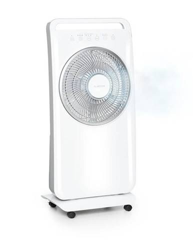 Klarstein Wildwater, stojanový ventilátor se zvlhčovačem vzduchu, 80W, 3690m³/h, 2,5l, bílý