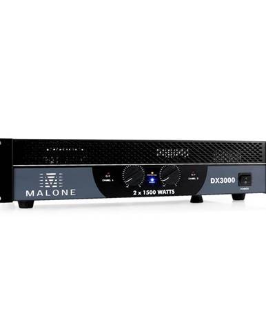 Malone DX3000, 3000 W, přemostitelný, PA zesilovač