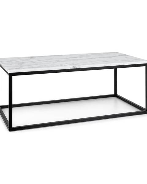 Besoa Besoa Volos T100, konferenční stolek, 100 x 40 x 50 cm, mramor, interiér i exteriér, černý/bílý